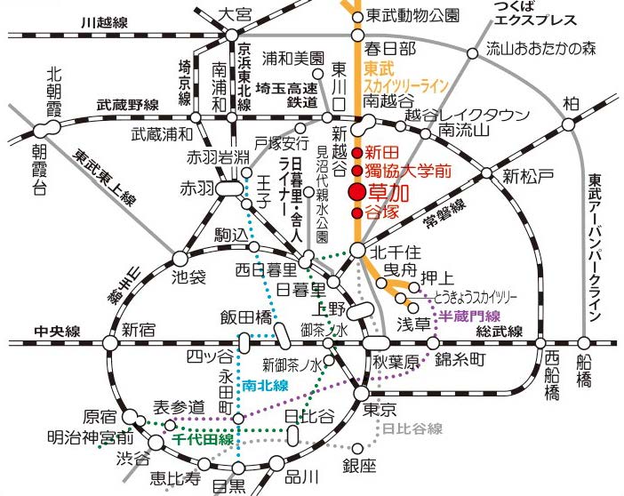 東武 伊勢崎 線 路線 図