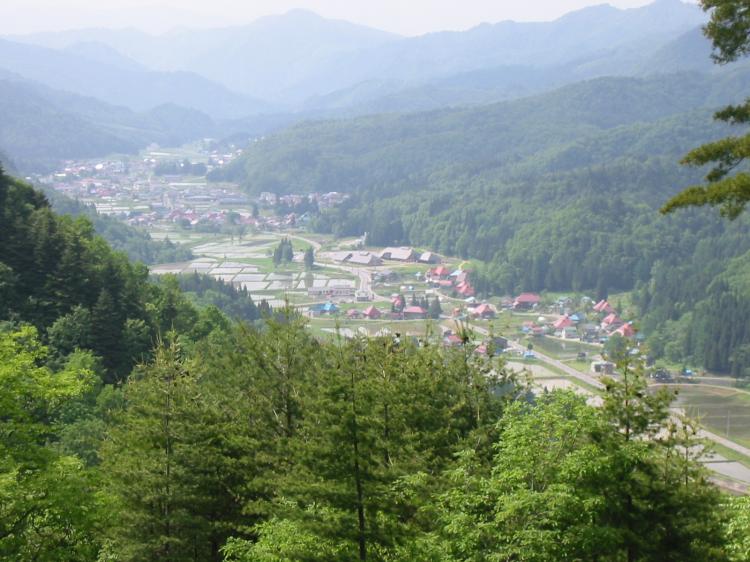 昭和村の風景の画像