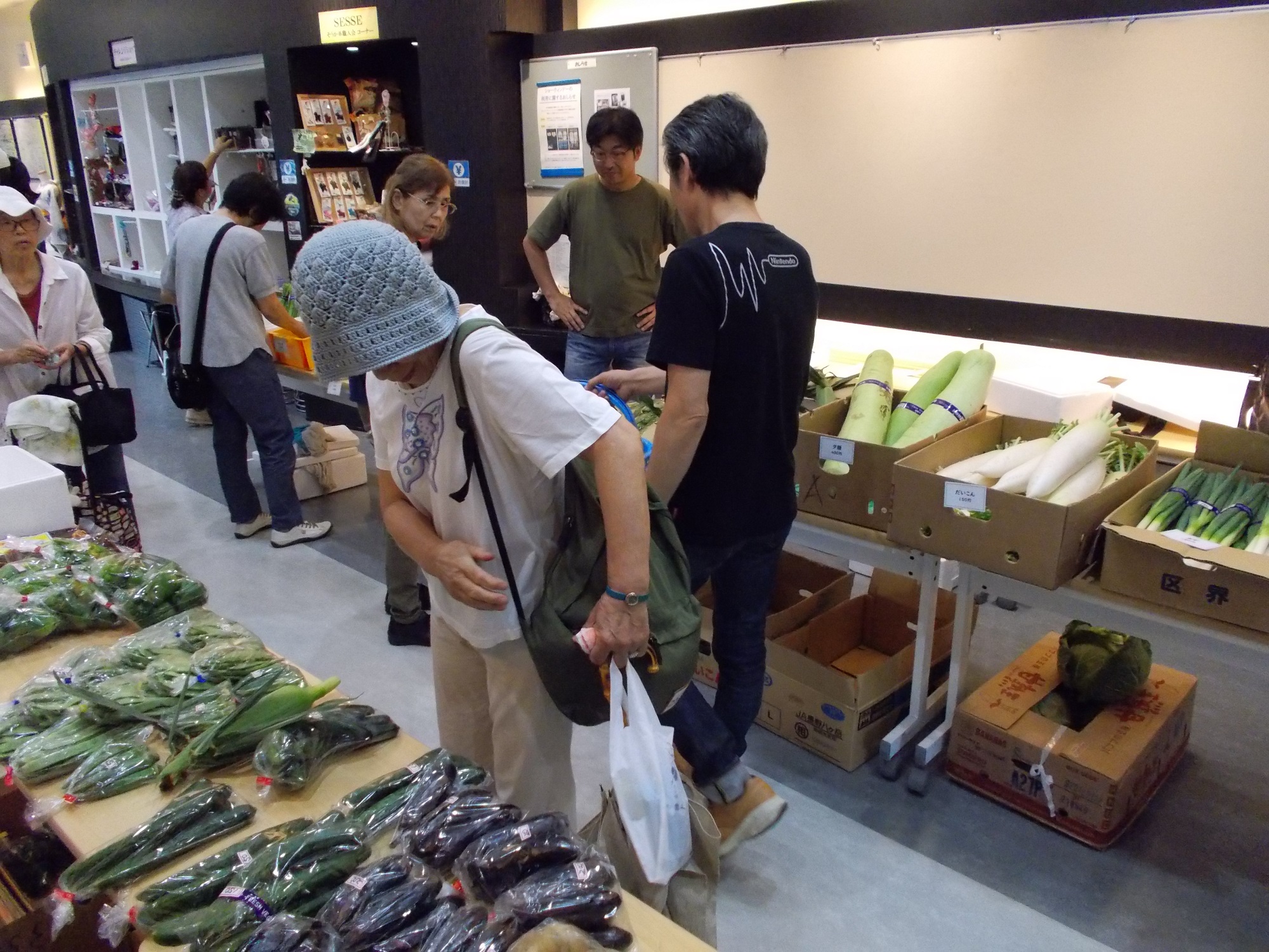 野菜販売の画像
