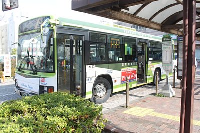 市立病院経由のバス路線 草加市役所