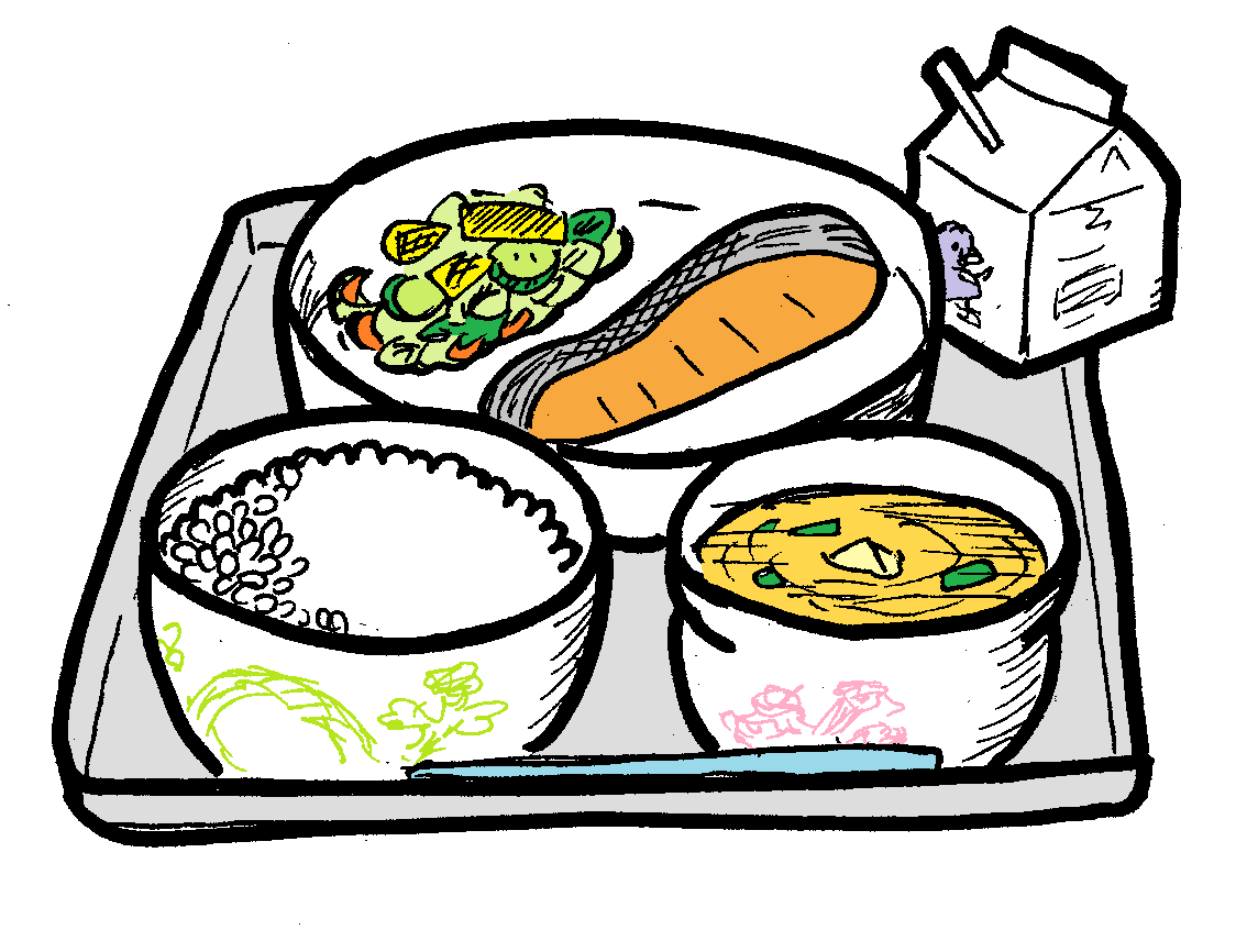 学校給食（イラスト）