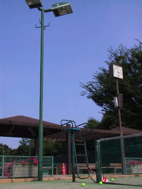 そうか公園テニスコート照明イメージ