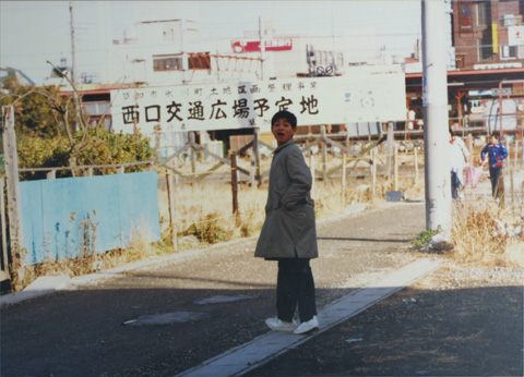素材管理:草加駅西口交通広場　昔