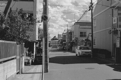 素材管理:現在の路地風景
