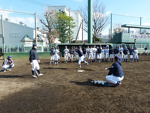 中学生軟式野球強化練習会の様子6