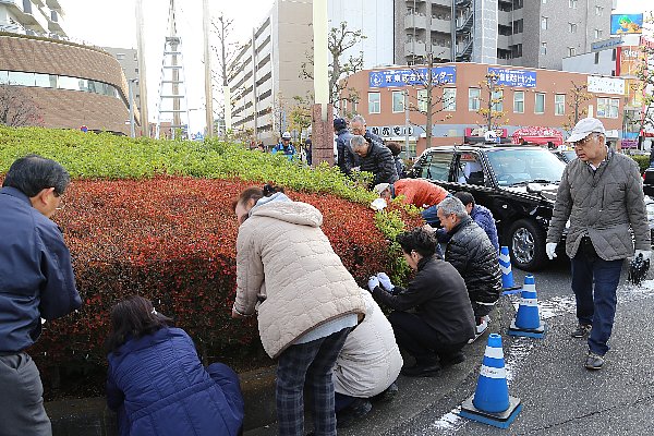 一斉に配線を行いました1