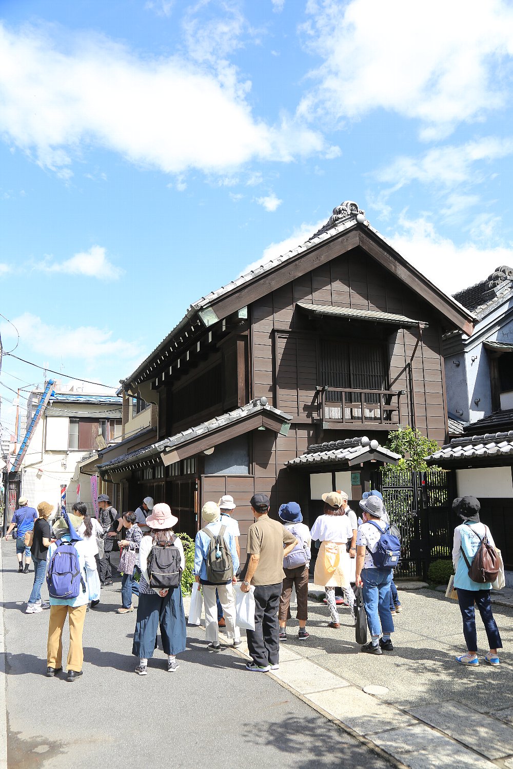 旧道沿いの藤城家の画像