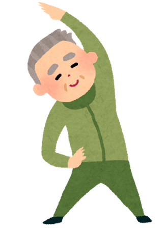体操教室おじいさん