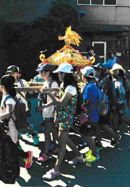 谷塚町兎町会-2稲荷神社祭礼おみこし