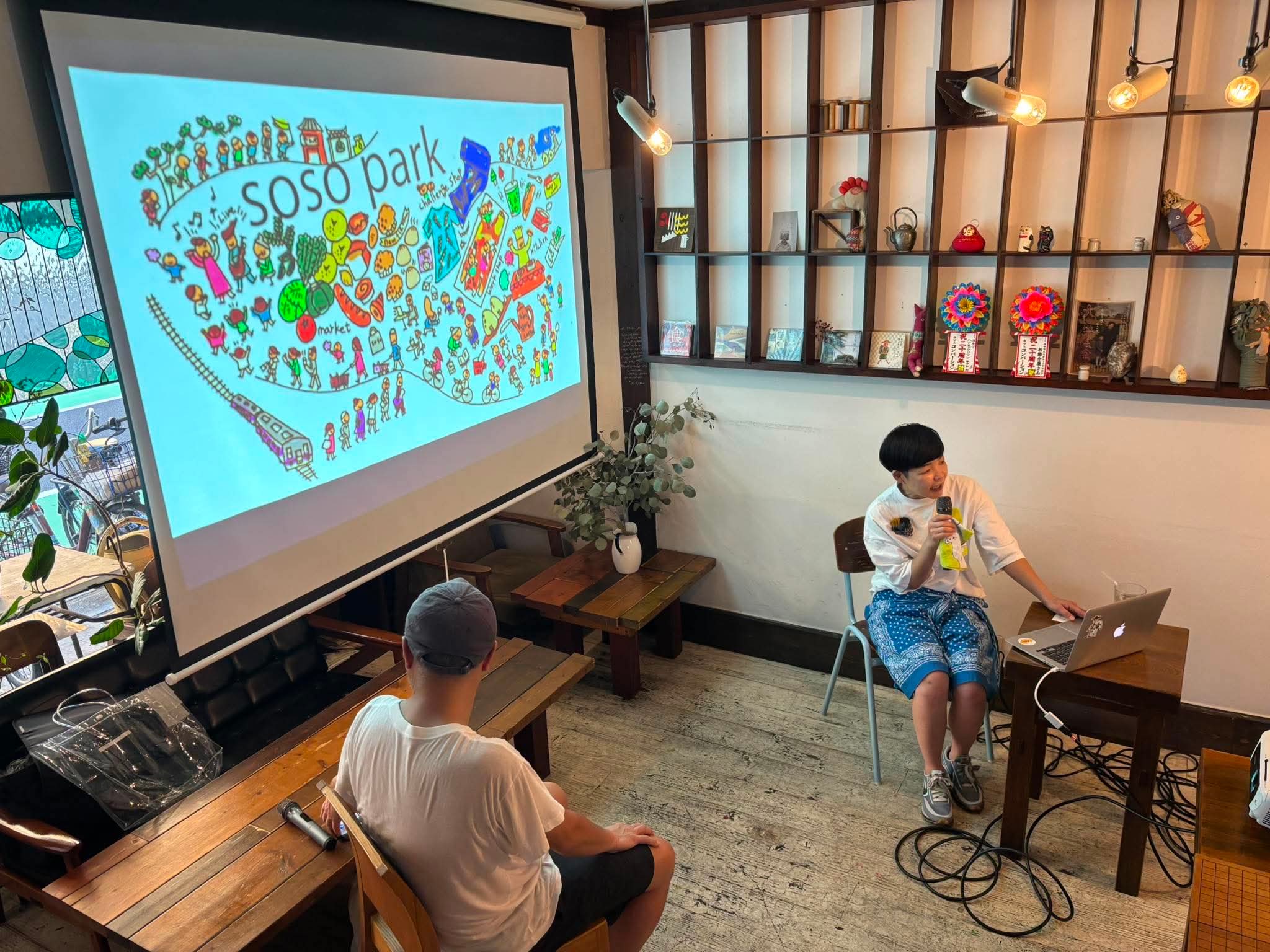 SOSO 慶子さんが話している