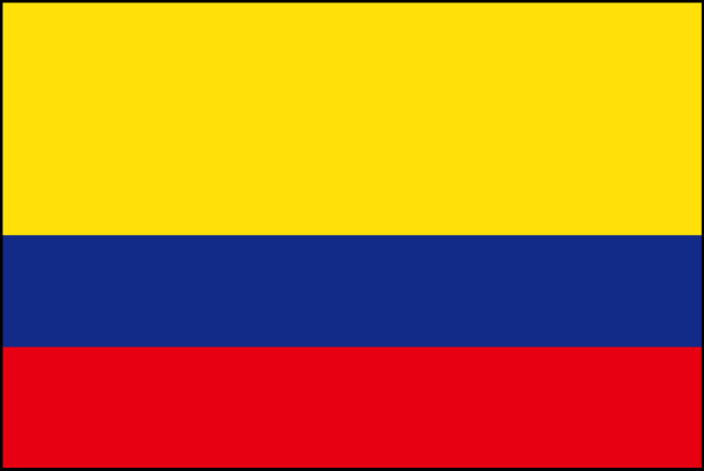 コロンビア国旗の画像