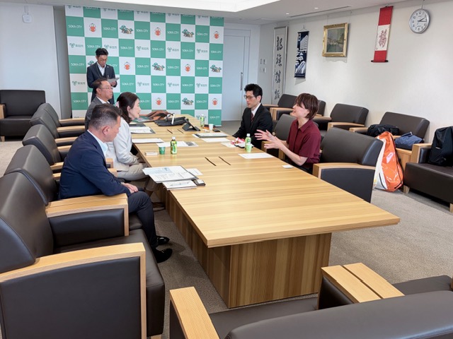 堀川選手表敬訪問２