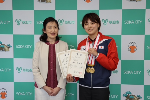 堀川選手表敬訪問1