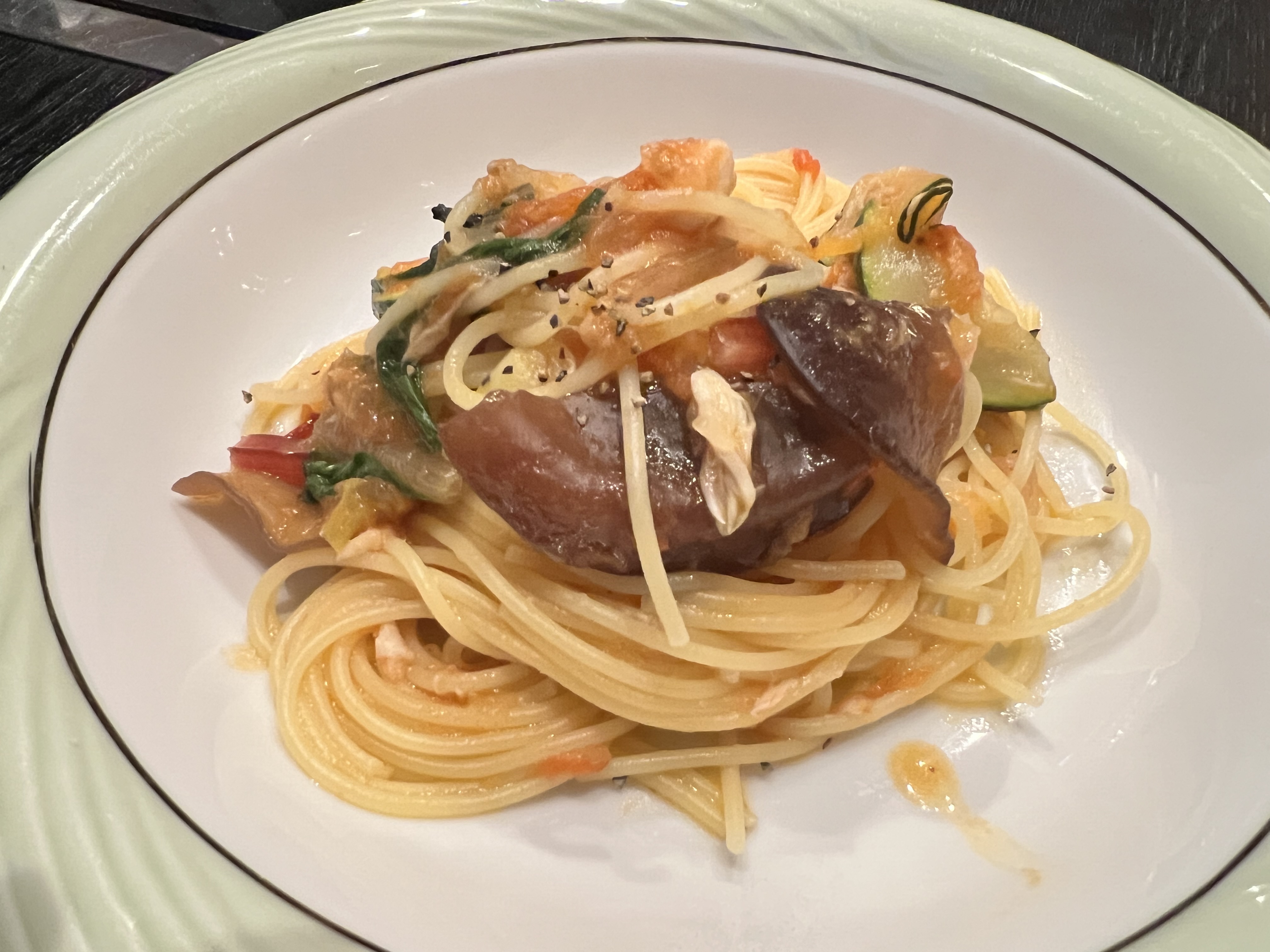 トマトパスタ(絹)