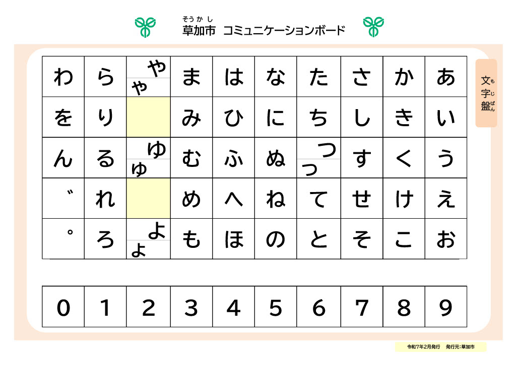 コミュニケーションボード４枚目