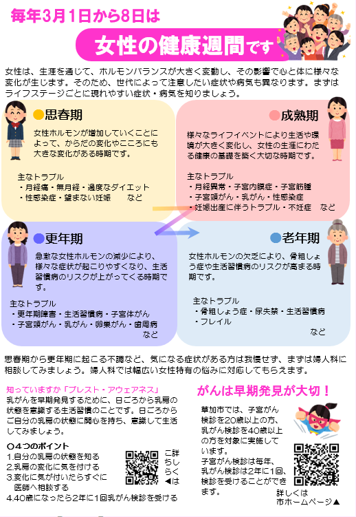 女性の健康習慣