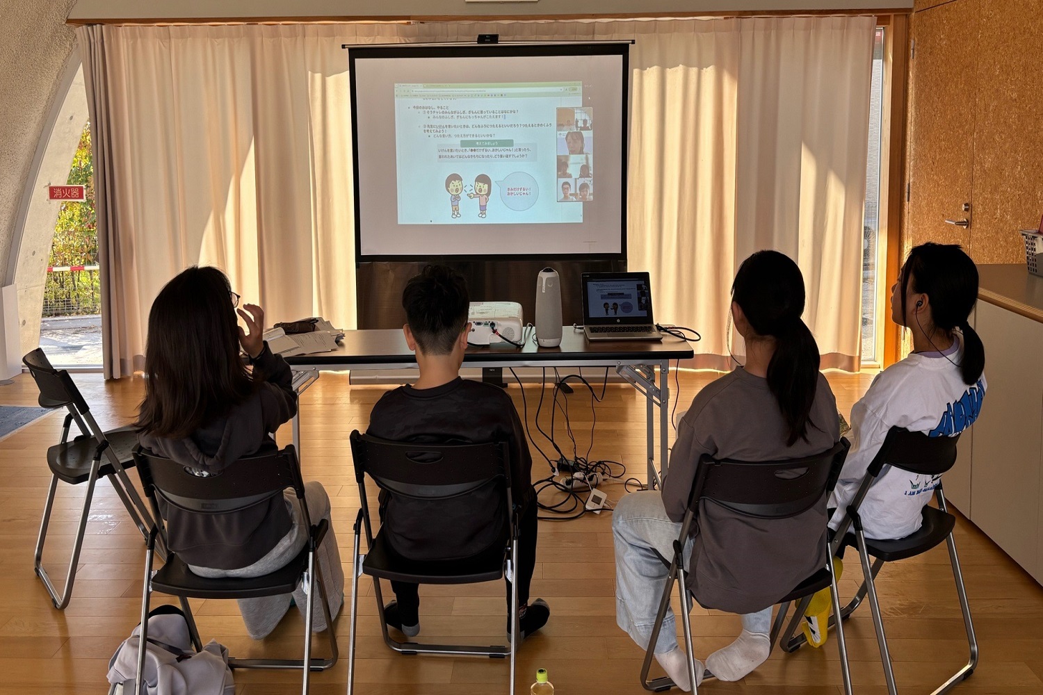 Bグループの活動のようす