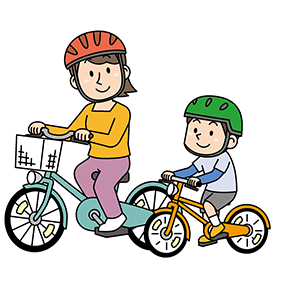 ヘルメット着用(自転車)