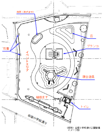 説明入り公園平面図の画像