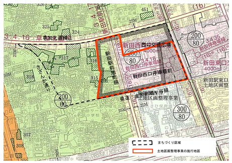 新田駅西口地区の画像の画像