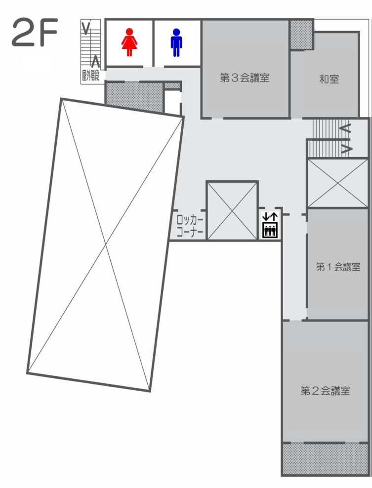 新里文化センター間取り図2階