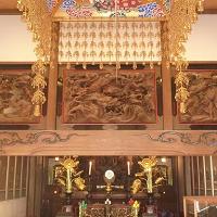 東福寺本堂内外陣境彫刻欄間