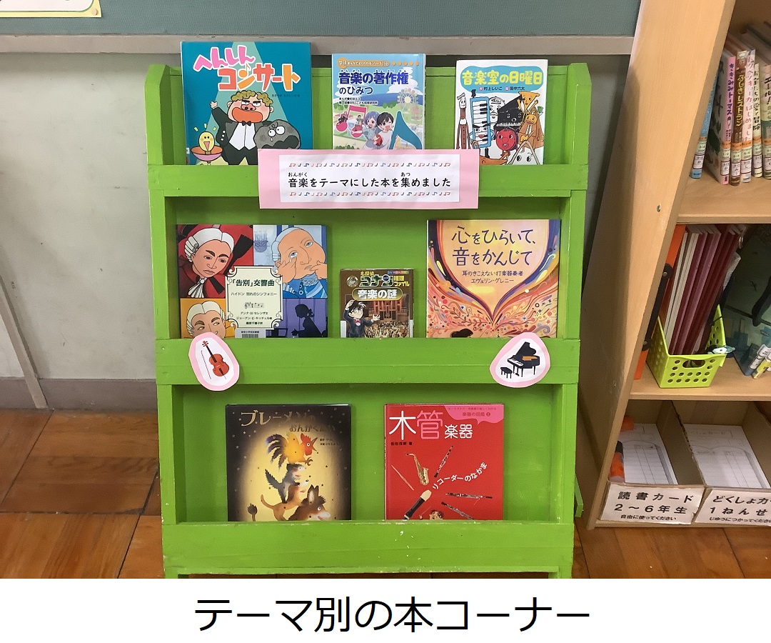 【新栄小】テーマ別の本コーナー.JPG