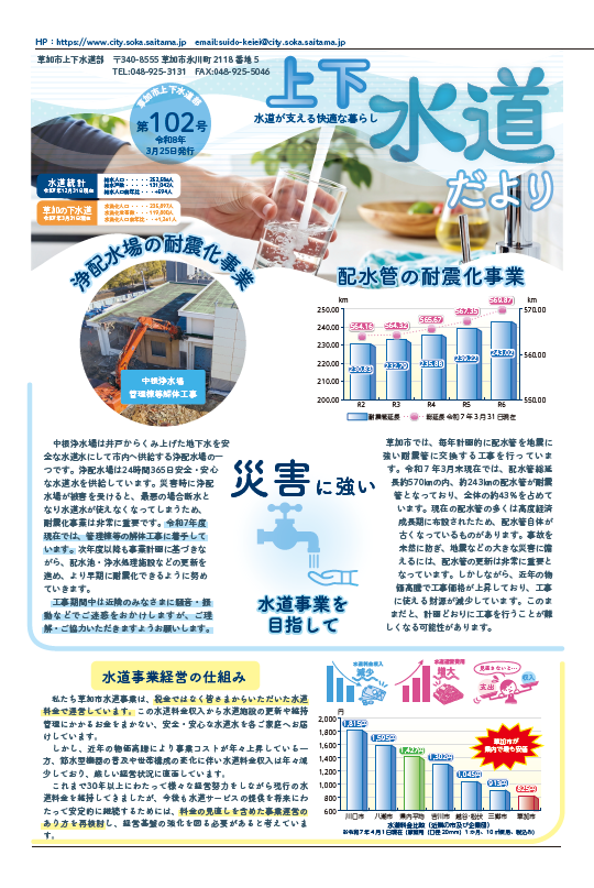 上下水道だより最新号