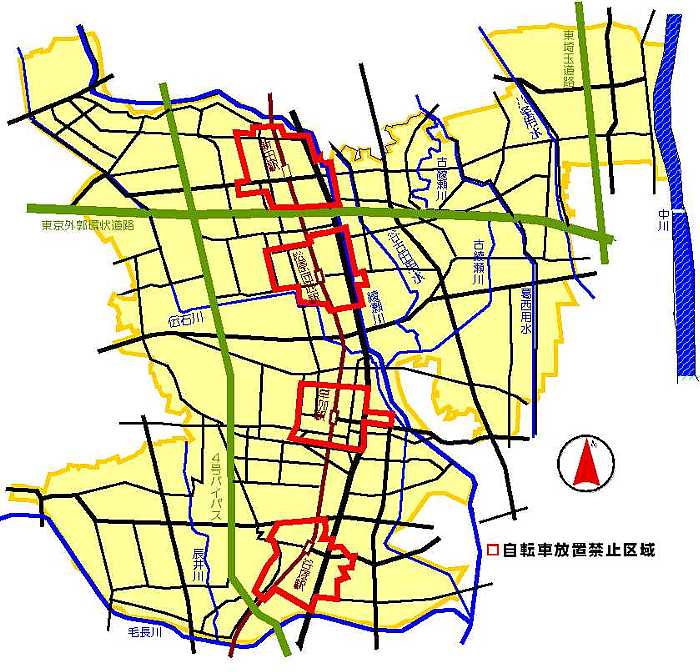 自転車放置禁止区域