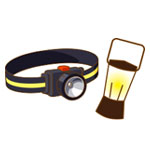 Headlight and LED lantern image