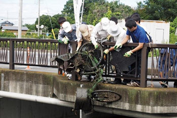 The Ayase River Cleaning Campaign