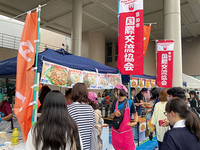 国際交流フェスティバルの様子