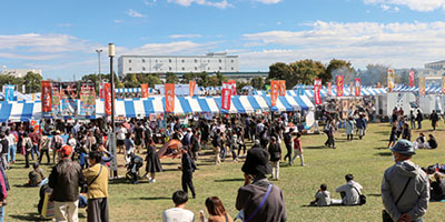 草加ふささら祭りの様子