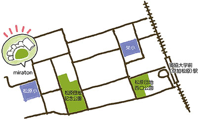 会場までの地図